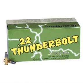 .22 Long Rifle (LR) - Rimfire, 40 Grains, Round Nose, Per 50