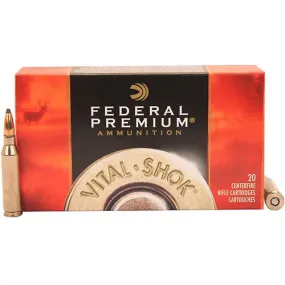 260 Remington - Premium Vital-Shok, 140 Grains, Sierra GameKing Boat Tail, Per 20