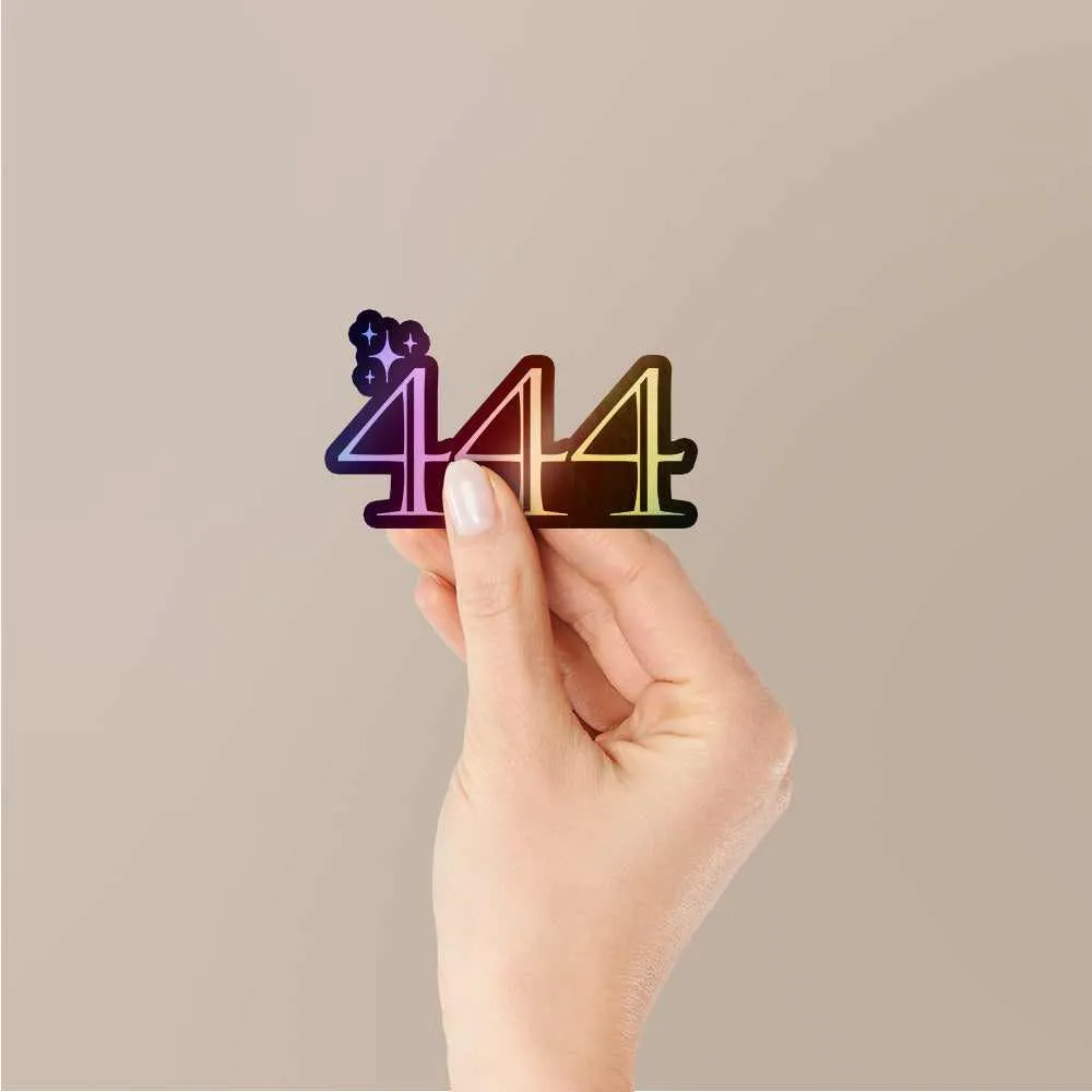 444 Holographic Stickers