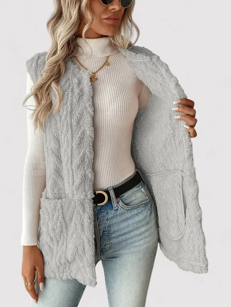 Ancien | Women's Knitted Open Cardigan