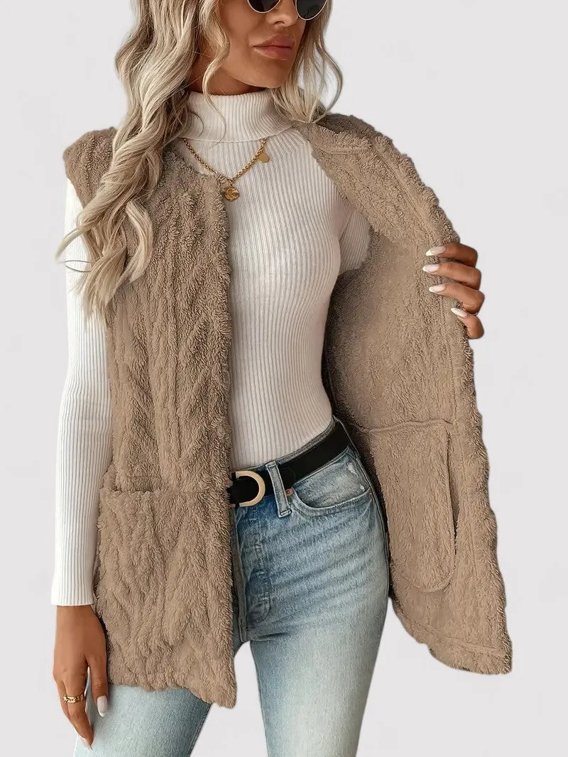 Ancien | Women's Knitted Open Cardigan