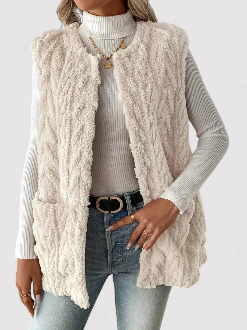 Ancien | Women's Knitted Open Cardigan