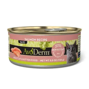 AvoDerm Natural Salmon Formula Wet Cat Food 24ea/5.5 oz