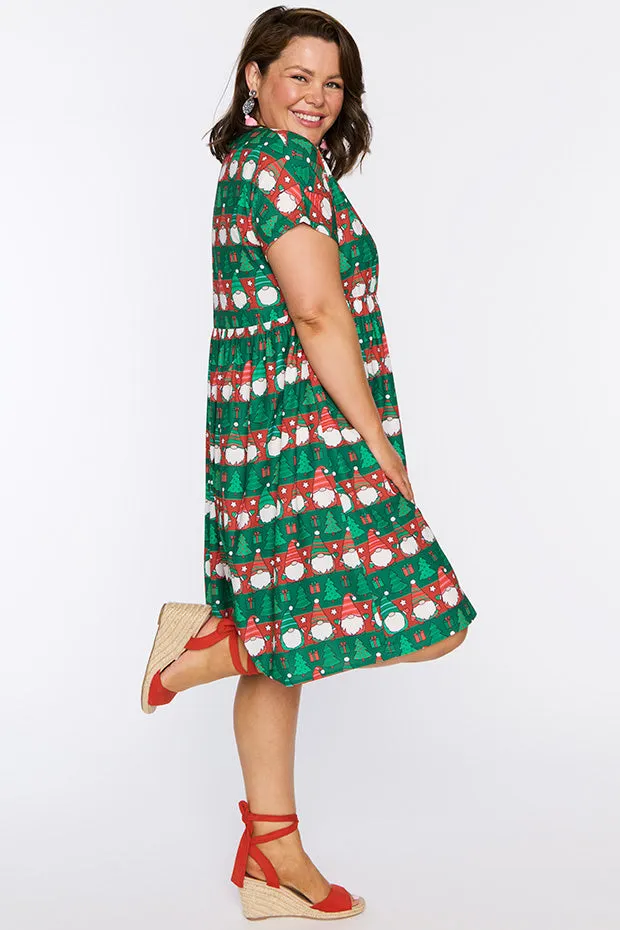 Bam Christmas Gnomes Dress