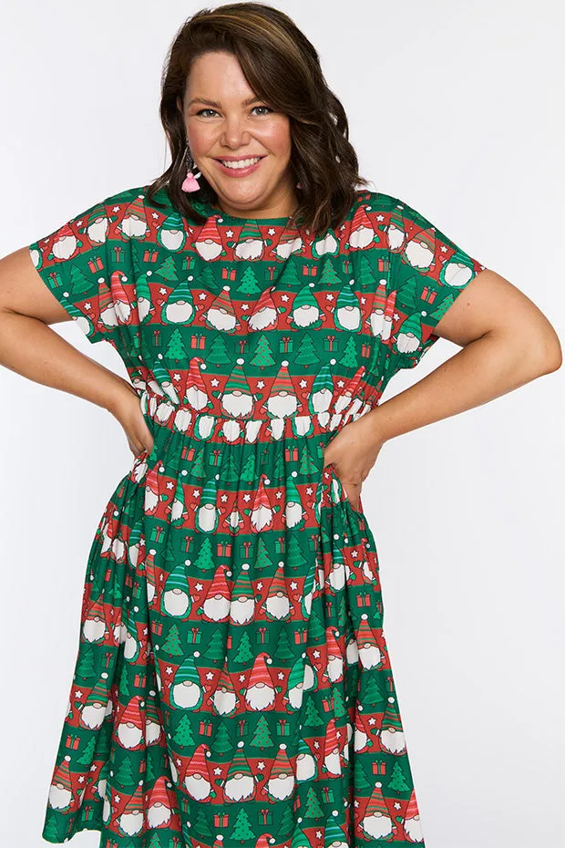 Bam Christmas Gnomes Dress