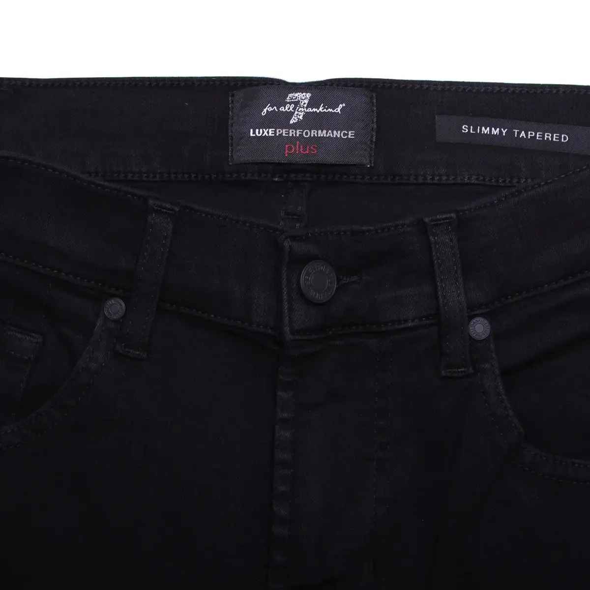 Black Luxe Performance Plus Slimmy Tapered Jeans