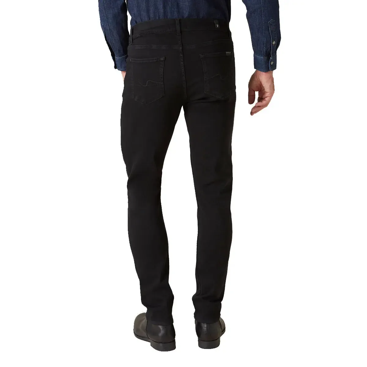 Black Luxe Performance Plus Slimmy Tapered Jeans