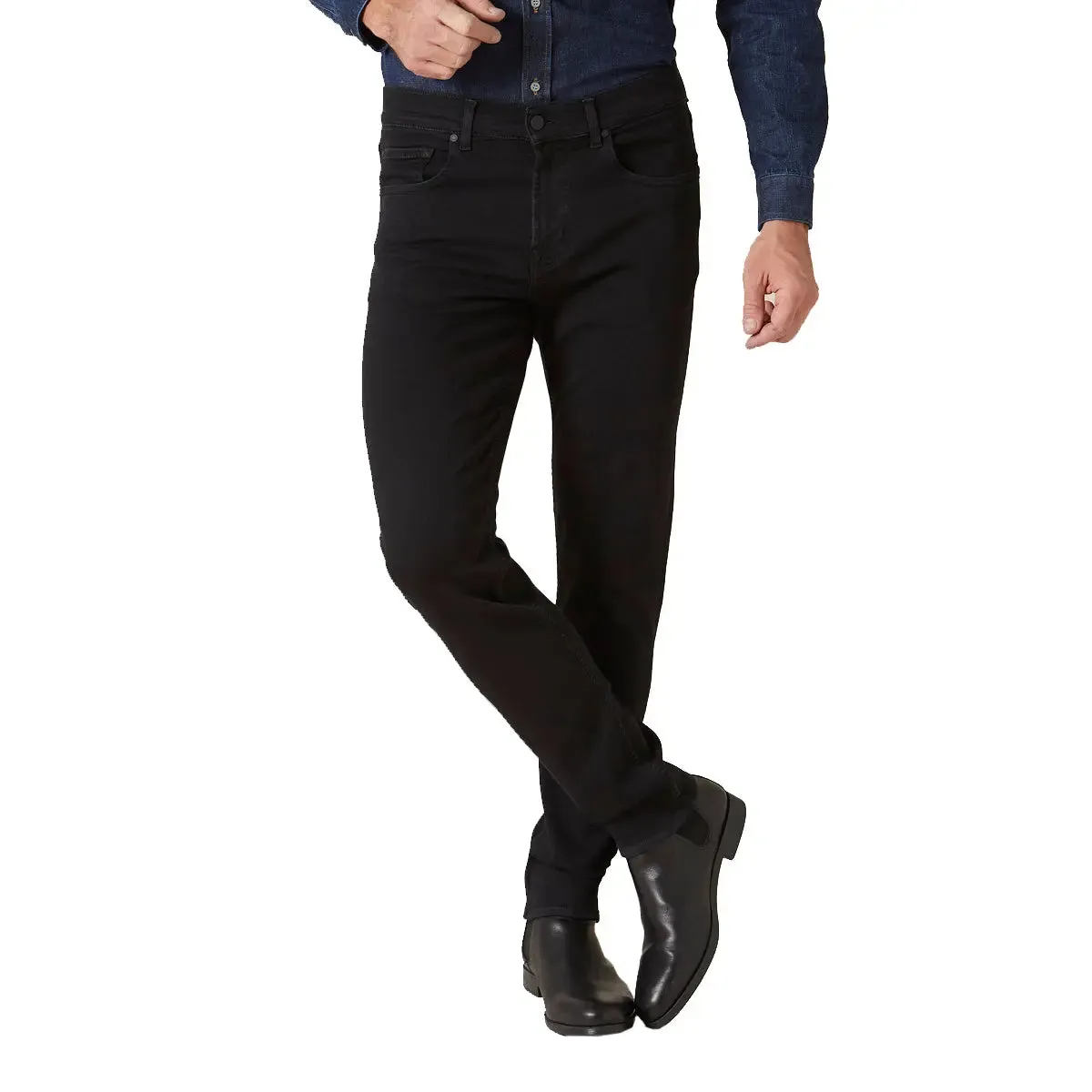 Black Luxe Performance Plus Slimmy Tapered Jeans