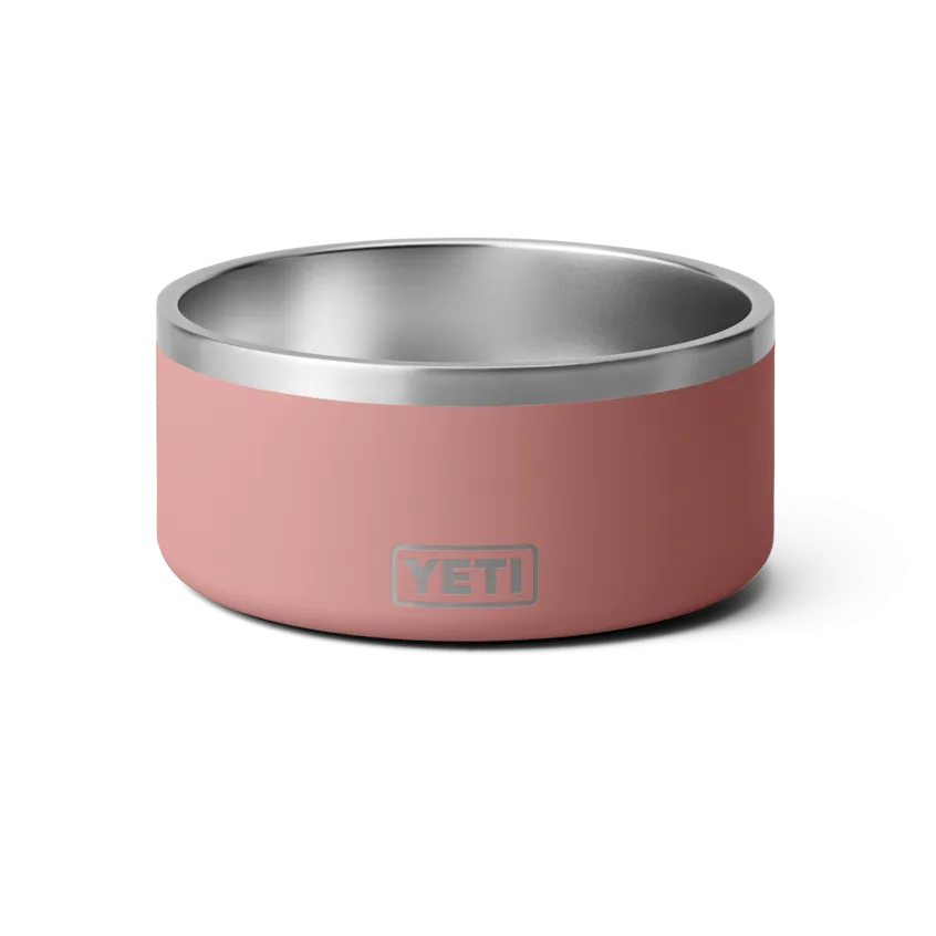 Boomer 8 Dog Bowl - Sandstone Pink