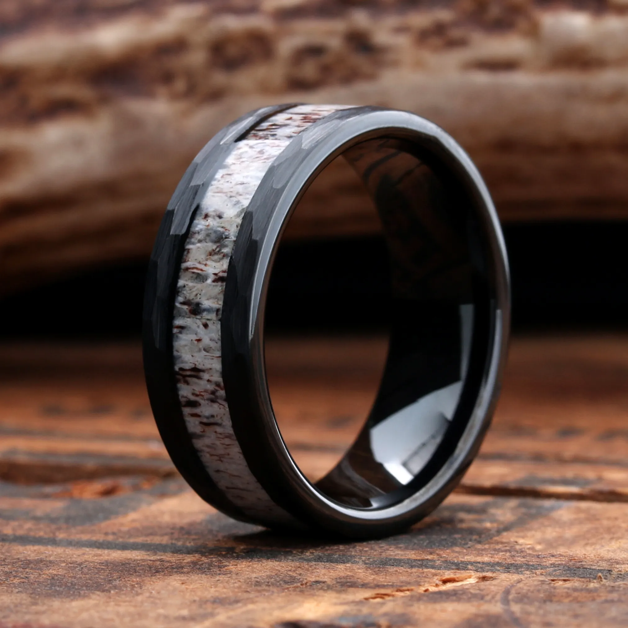 Boone - Deer Antler & Black Tungsten