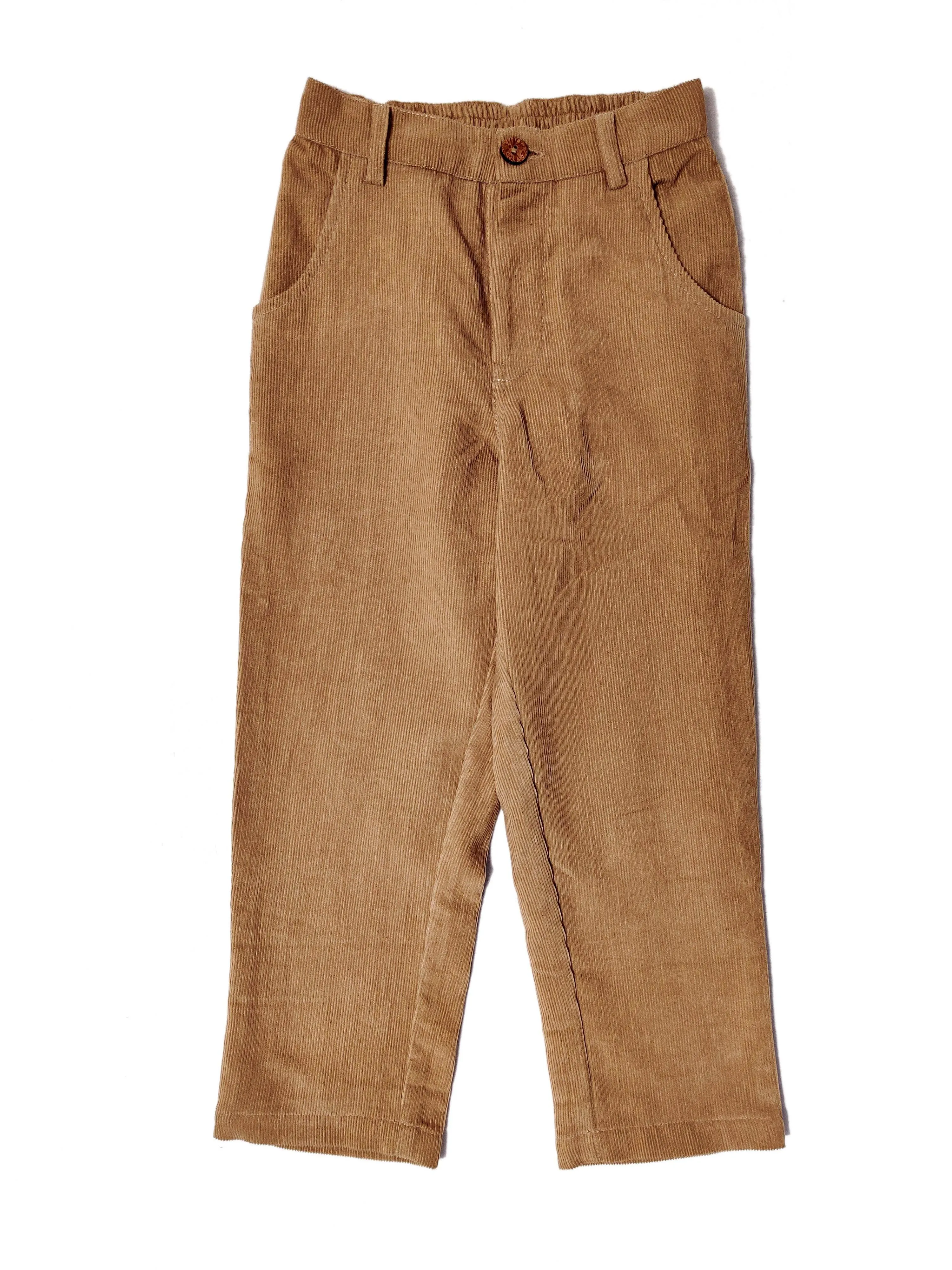 Boys Corduroy Pants - Camel