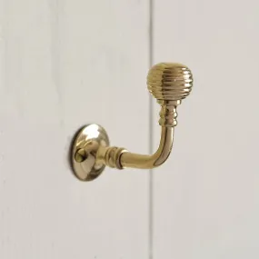 Brass Beehive Peg Hook