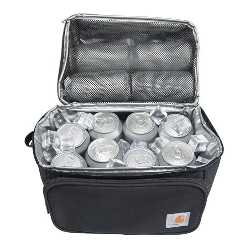 Carhartt B0000546 Insulated 12 Can Two Compartment Lunch Cooler, Fully-Insulated Lunch Box