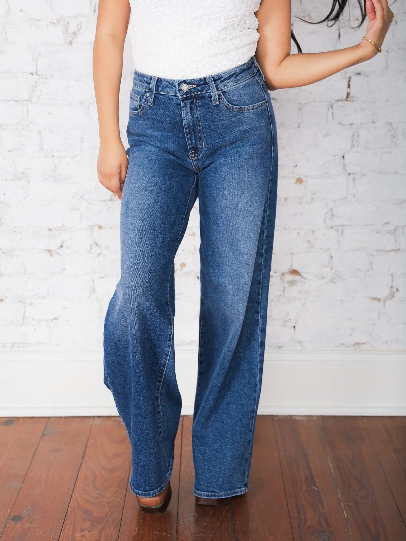 Catching Feels Wide Leg Denim