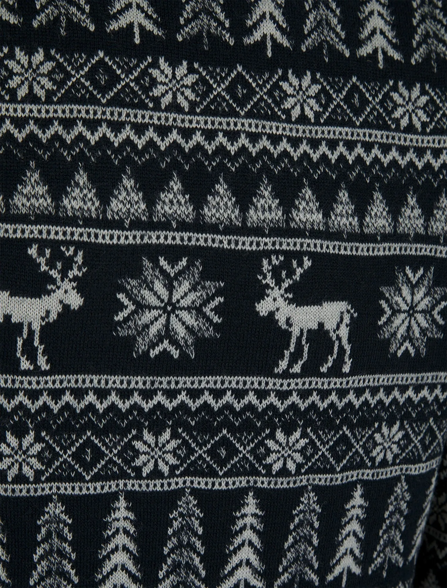 Christmas Nilsen Nordic Fairisle Mens Christmas Jumper - Blue