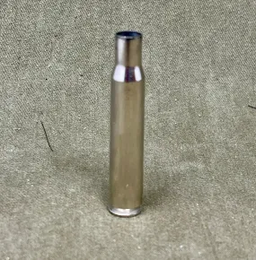 Chrome-plated Winchester Springfield 30-06 cartridge case,