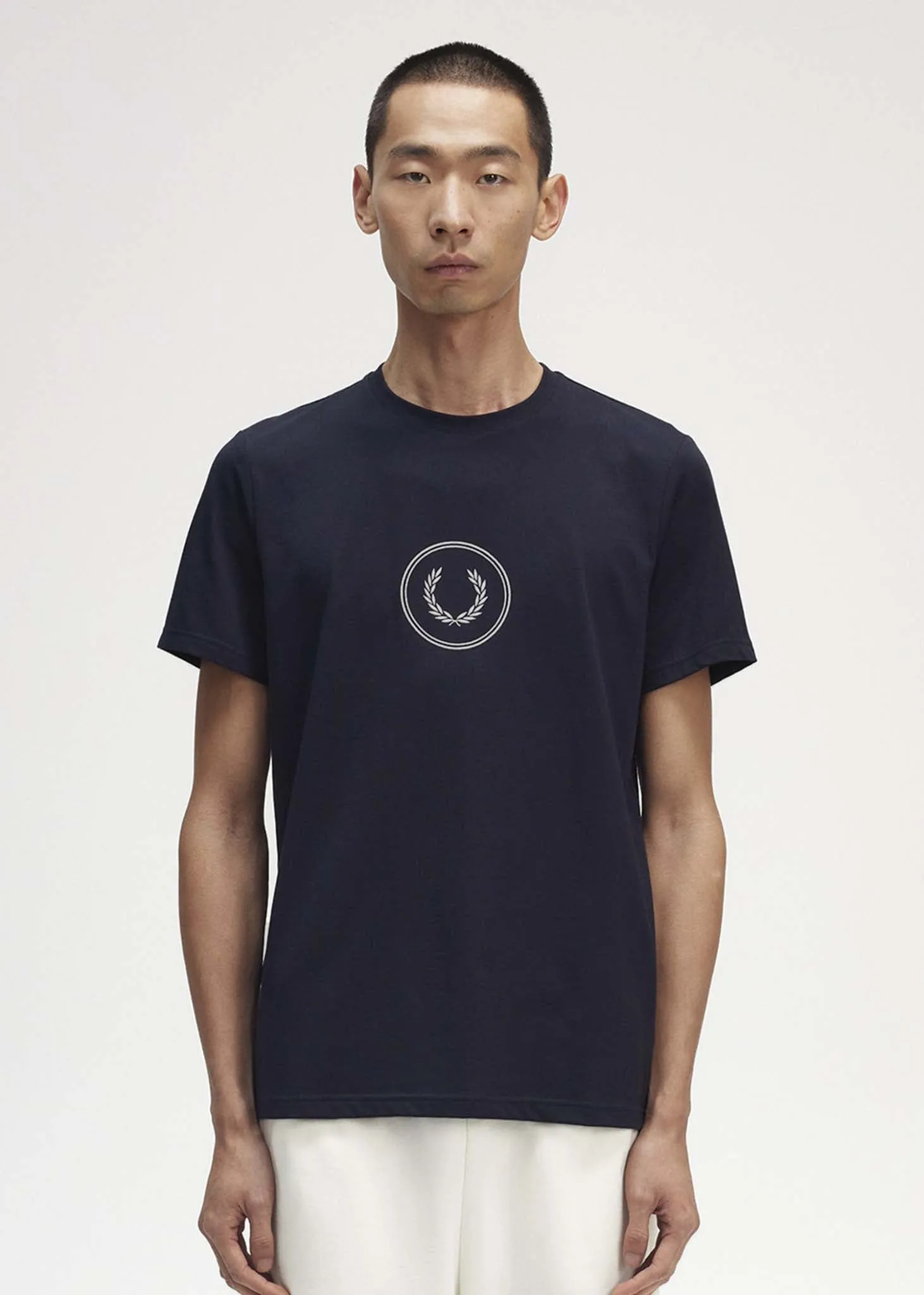 Circle branding t-shirt - navy