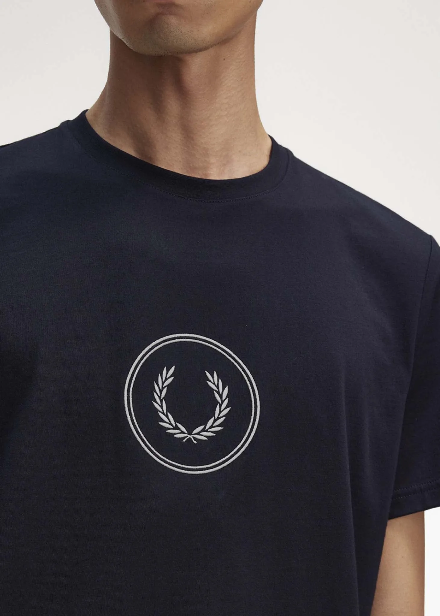 Circle branding t-shirt - navy