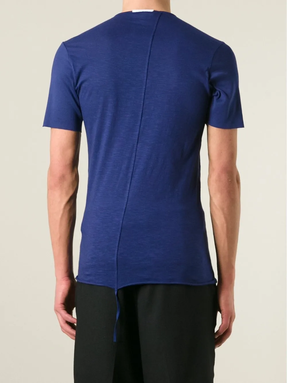 Cobalt Cotton Slub Henley Top