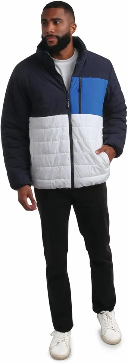 Colorblock Reversible Puffer Navy