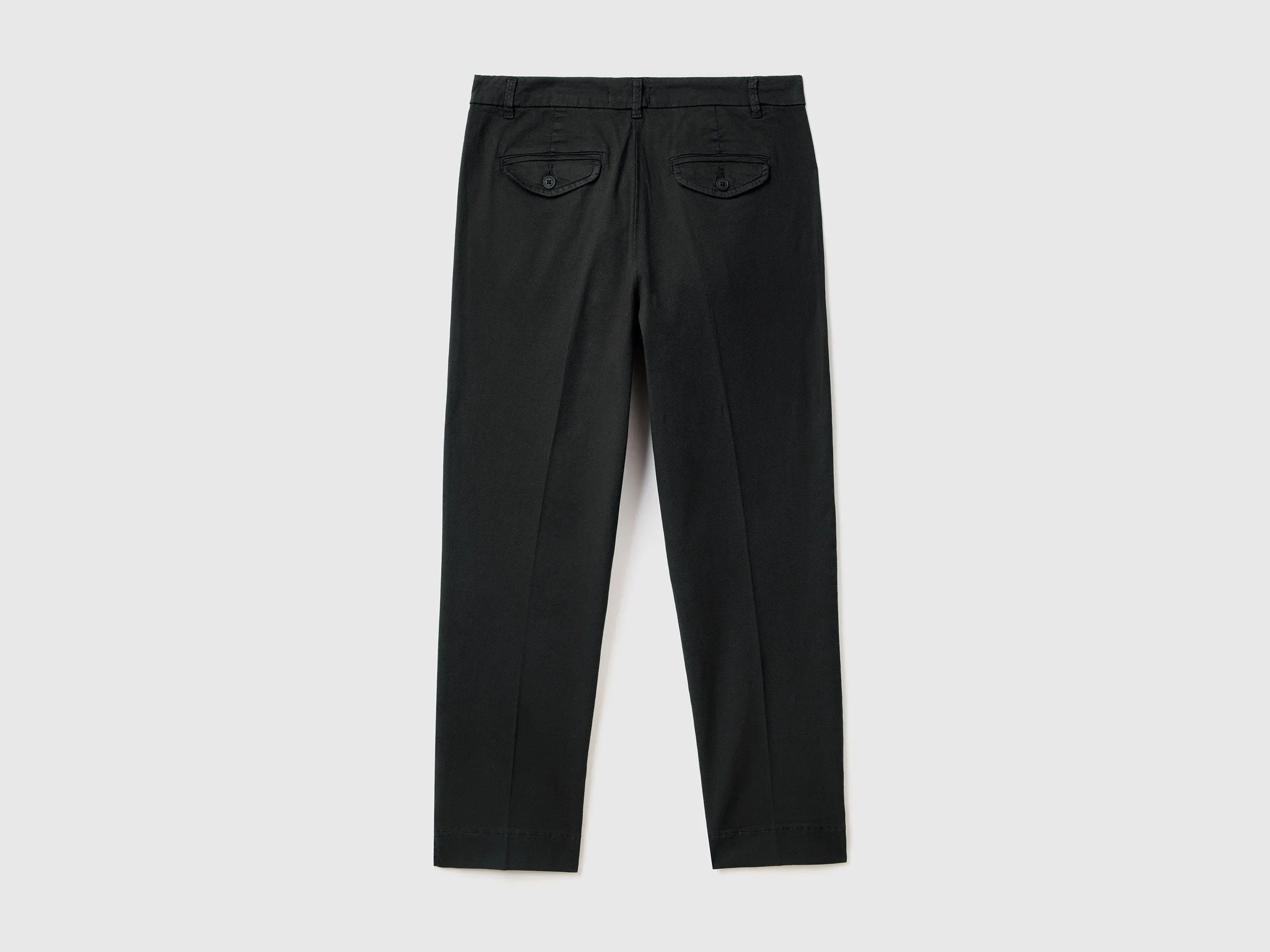 Cropped chinos in stretch cotton