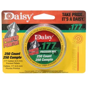 Daisy .177cal Pdq Silver Pointed Field Pellets (250 Count)