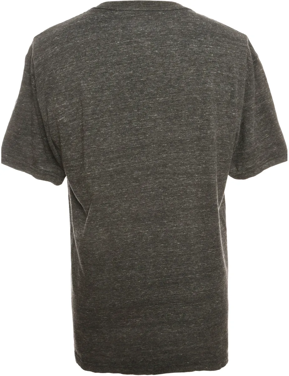 Dark Grey California Angles Printed T-shirt - M