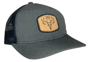 Deadhead Grey/Black Cork Snapback Hat