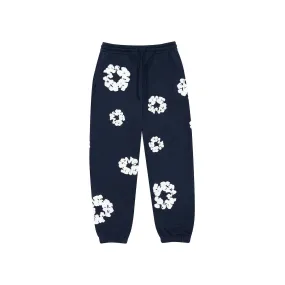 Denim Tears The Cotton Wreath Sweatpants Navy