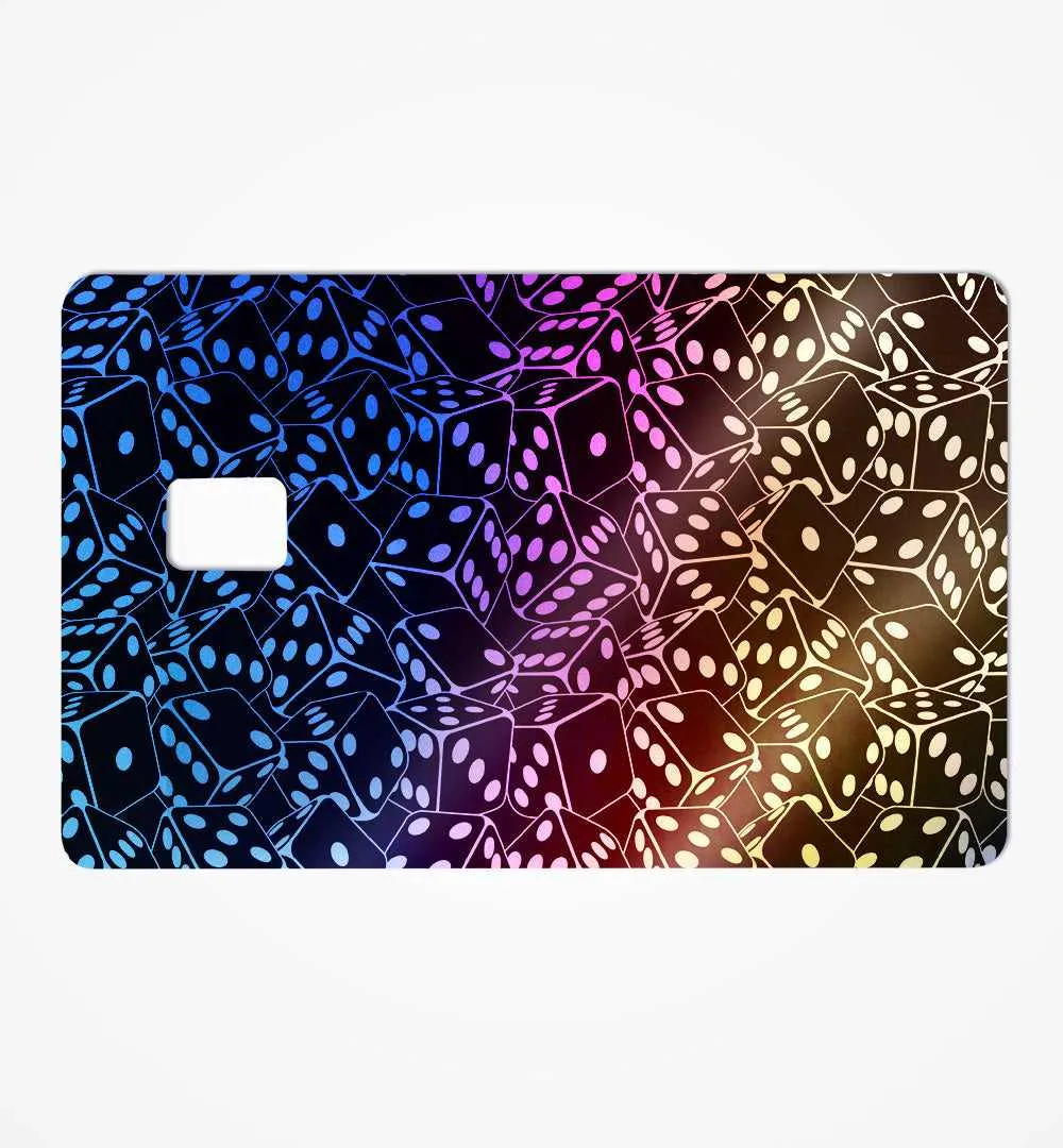 Dice Holographic Credit Card Skin