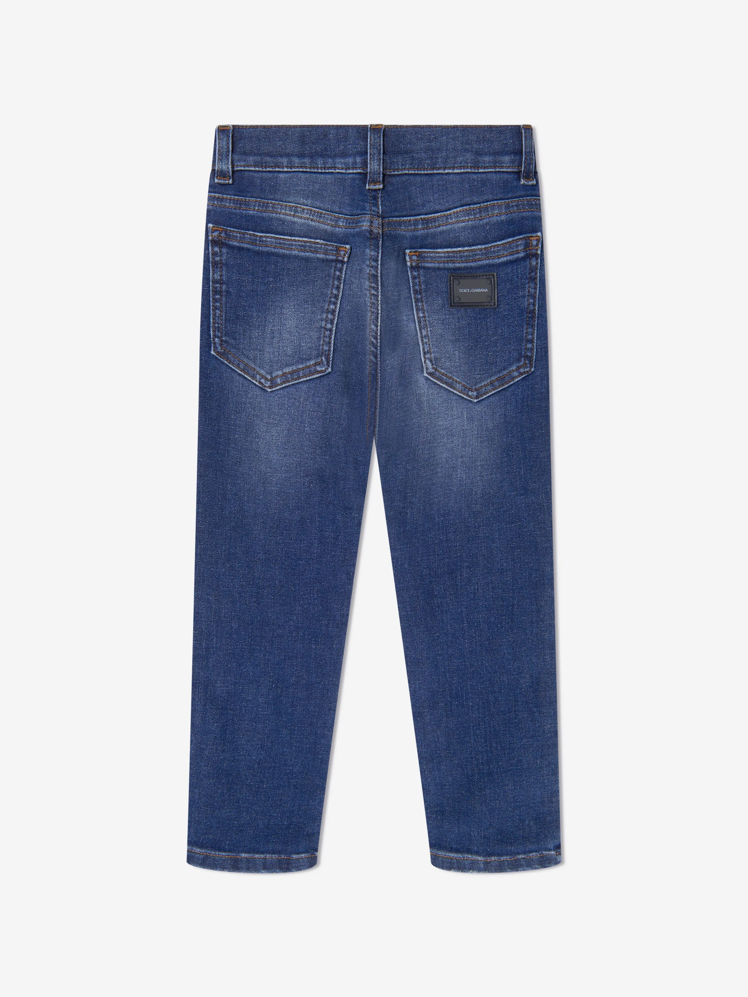 Dolce & Gabbana Boys Midwash Denim Jeans