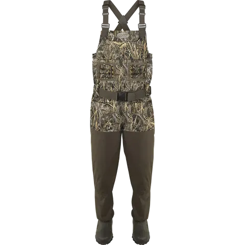 Drake Eqwader Breathable Wader w/Tear Away Liner Realtree MAX-7 8