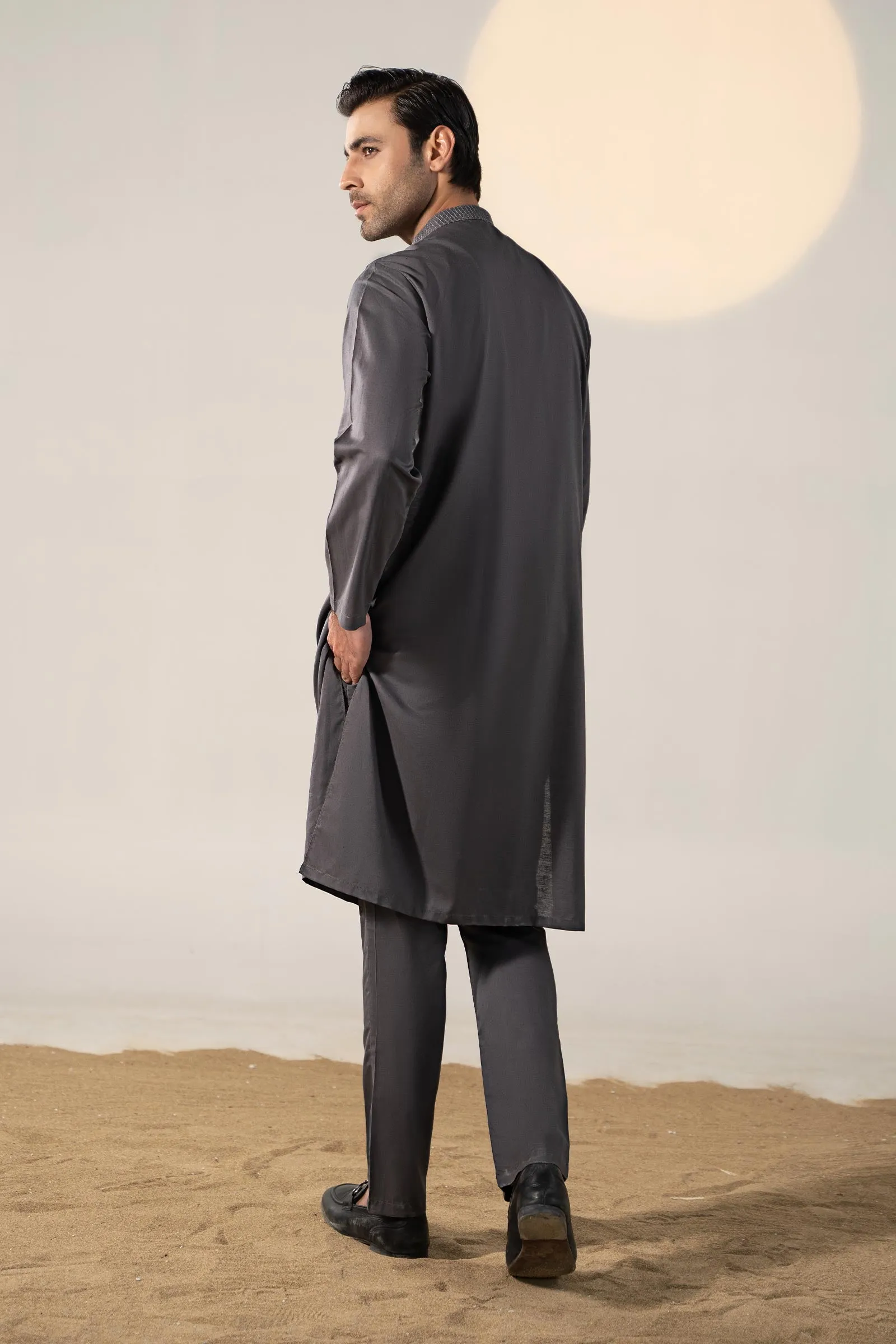 Dyed Cotton Silk Suit | GTS-SS24-19