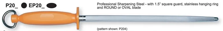 Egginton 10 Inch Superfine Cut Professional Sharpening Steel Oval