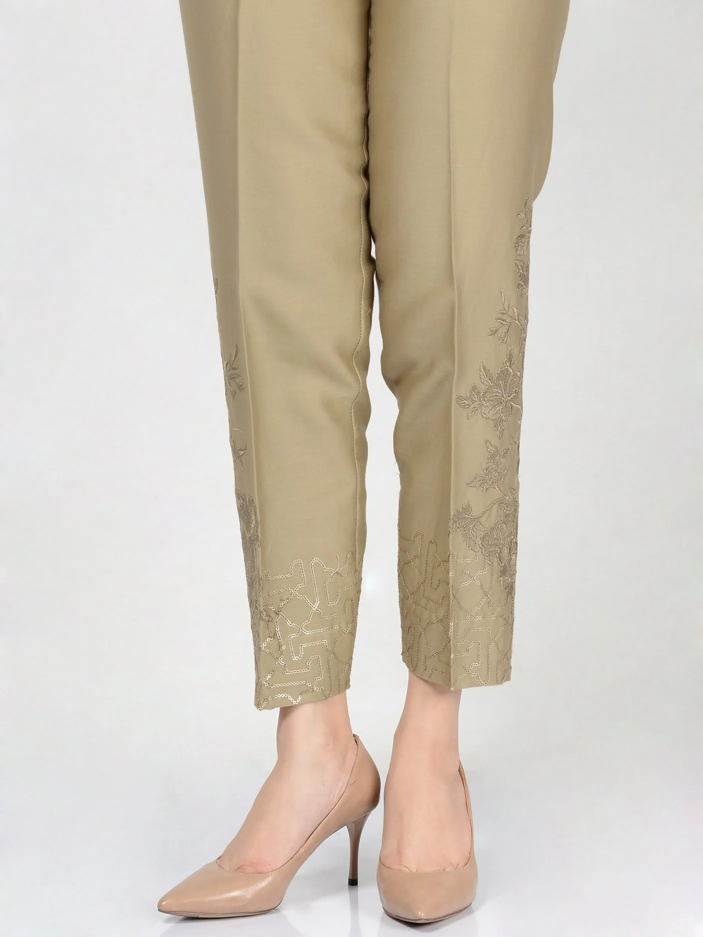 Embroidered Trouser