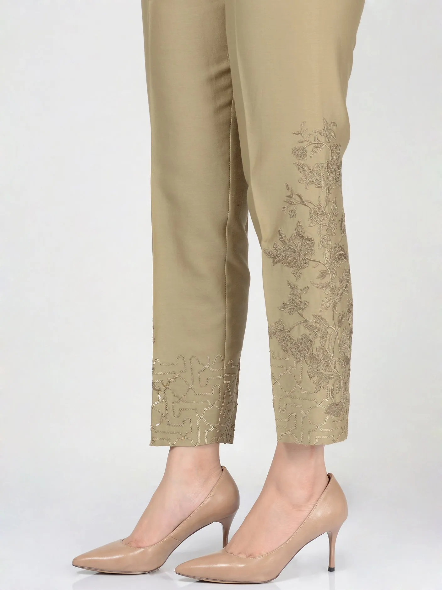 Embroidered Trouser