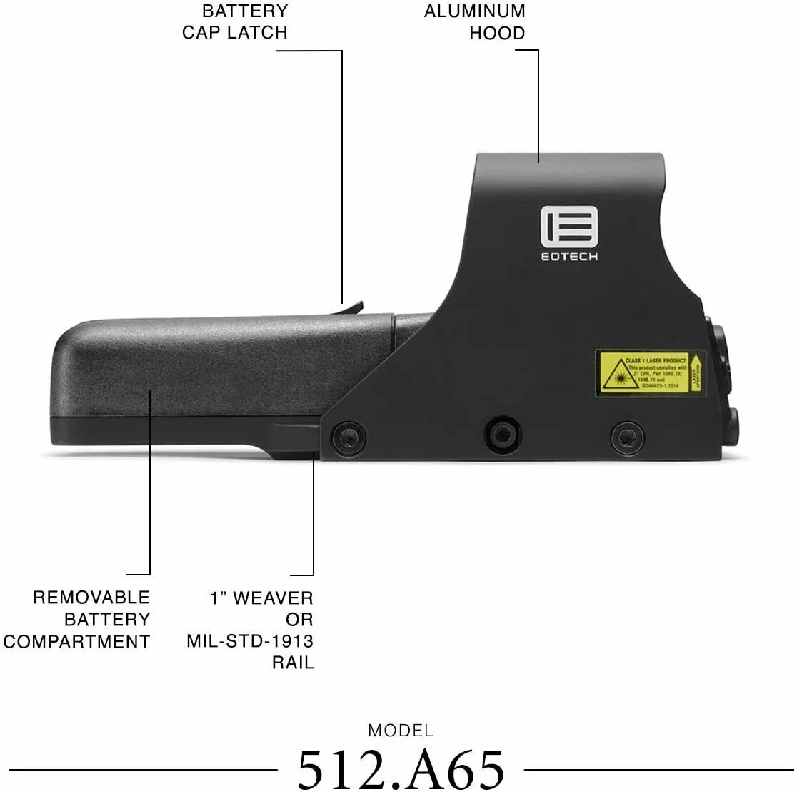 EOTech 512.A65 Holographic Red Dot Sight