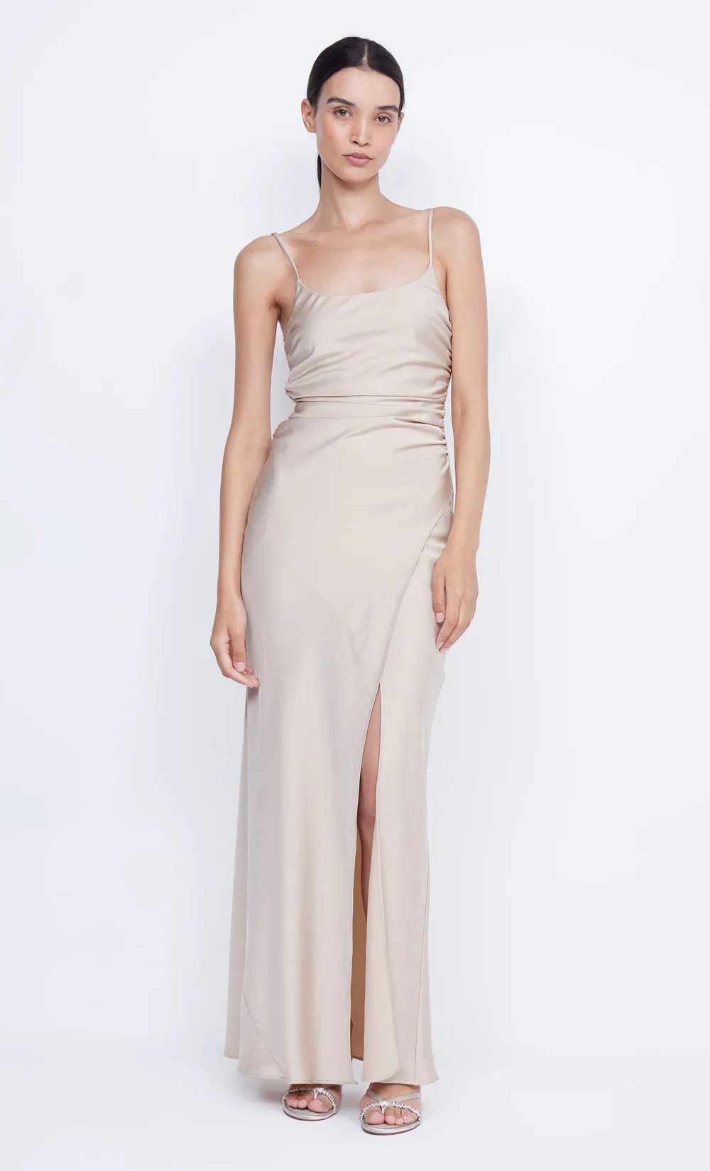 ETERNITY SCOOP MAXI DRESS - SAND