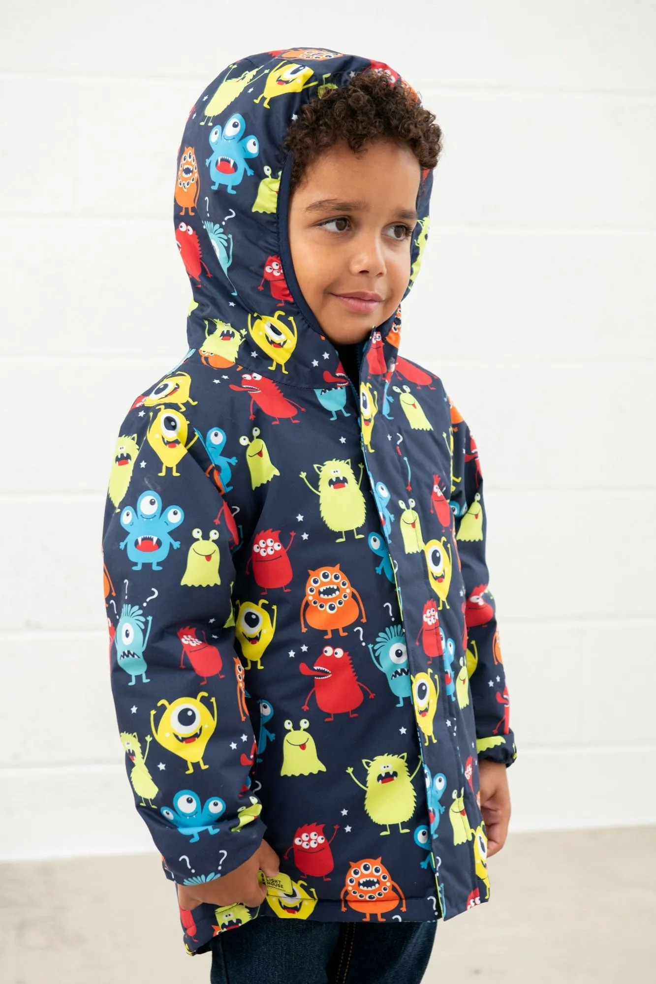 Finlay Coat - Monster Print