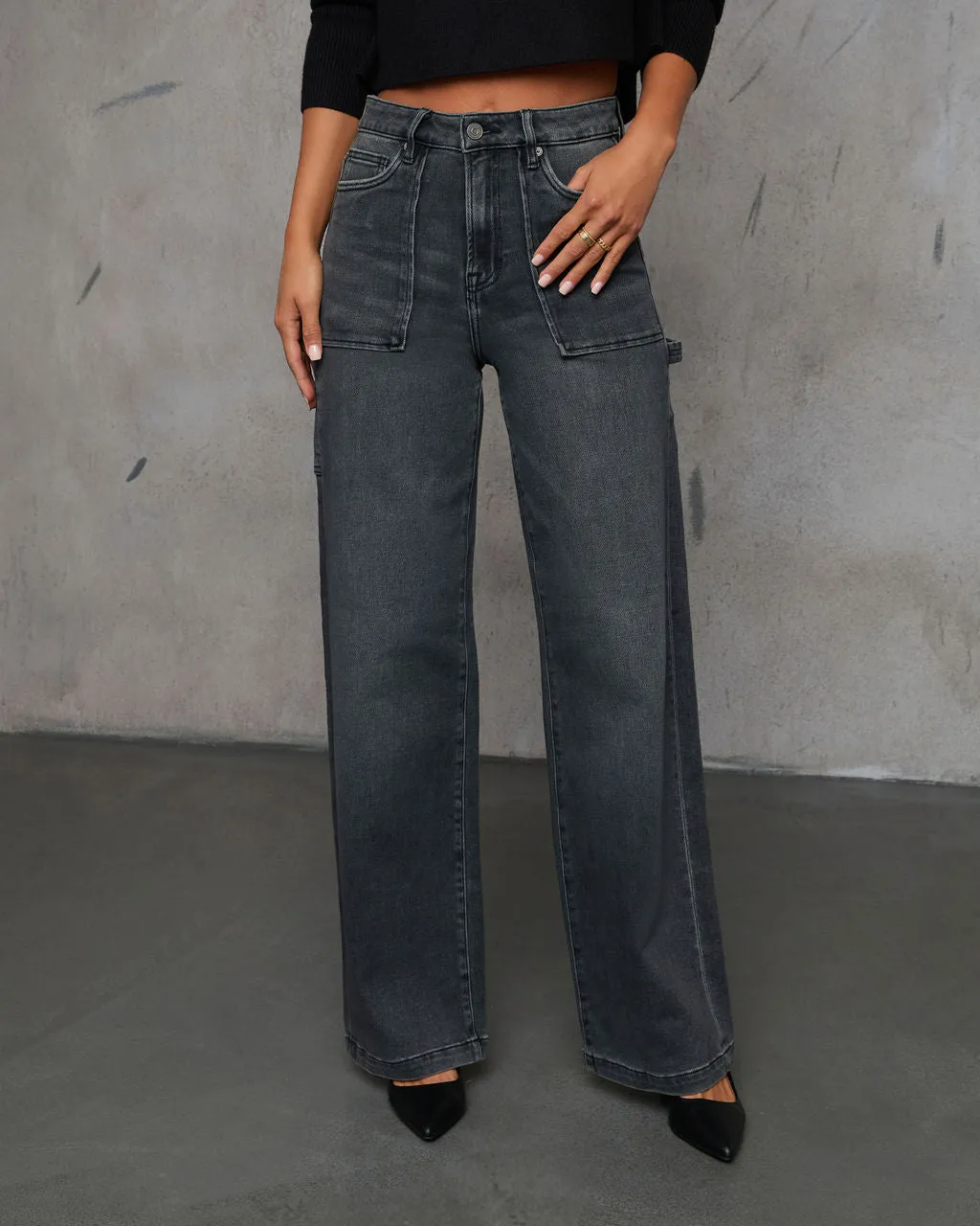 Fit Me In High Rise Carpenter Jeans