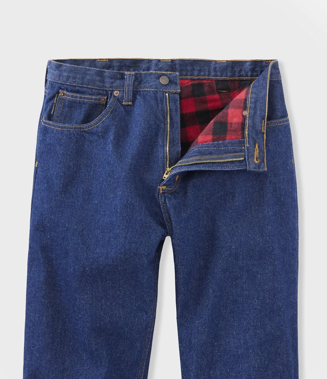 Flannel Lined Regular Fit Jeans