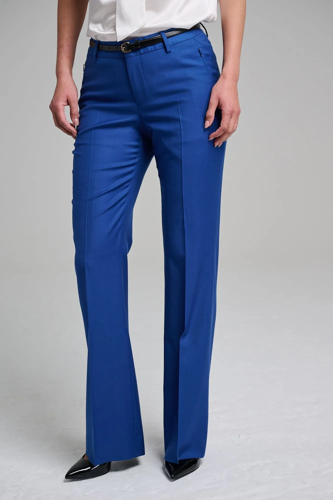 Flare Trouser - Adriatic Blue