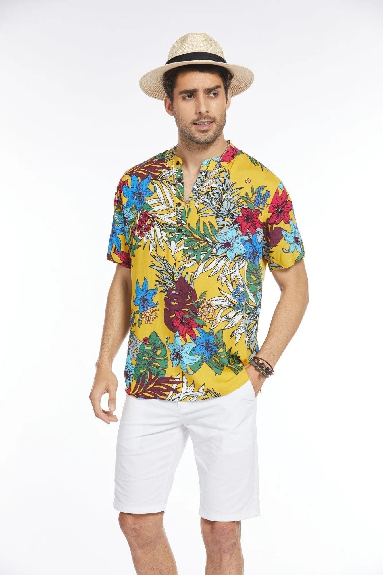 Floral Henley Shirt (US Only)