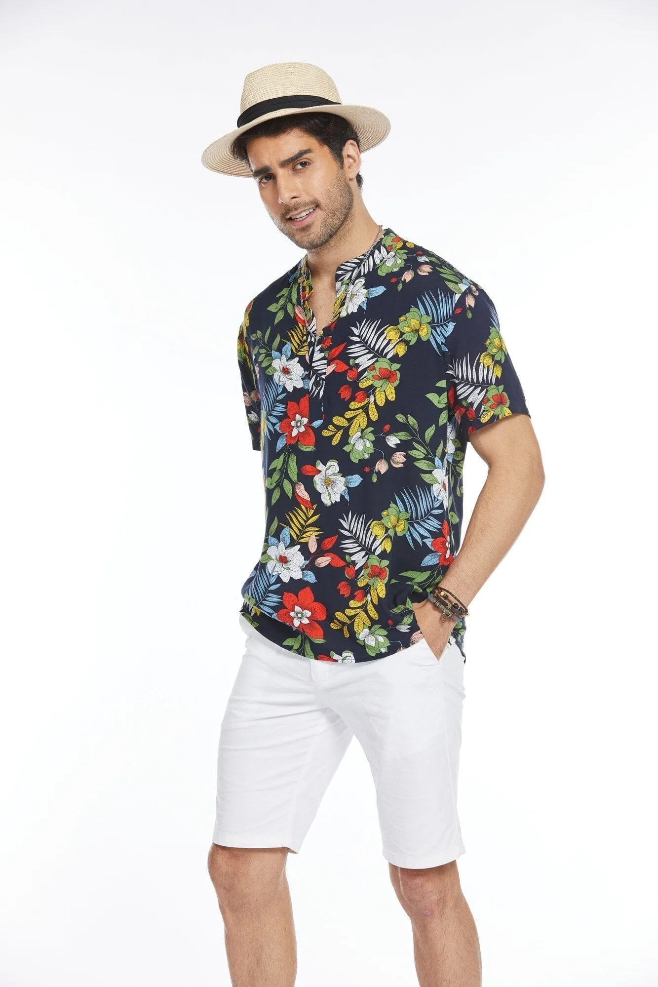 Floral Henley Shirt (US Only)