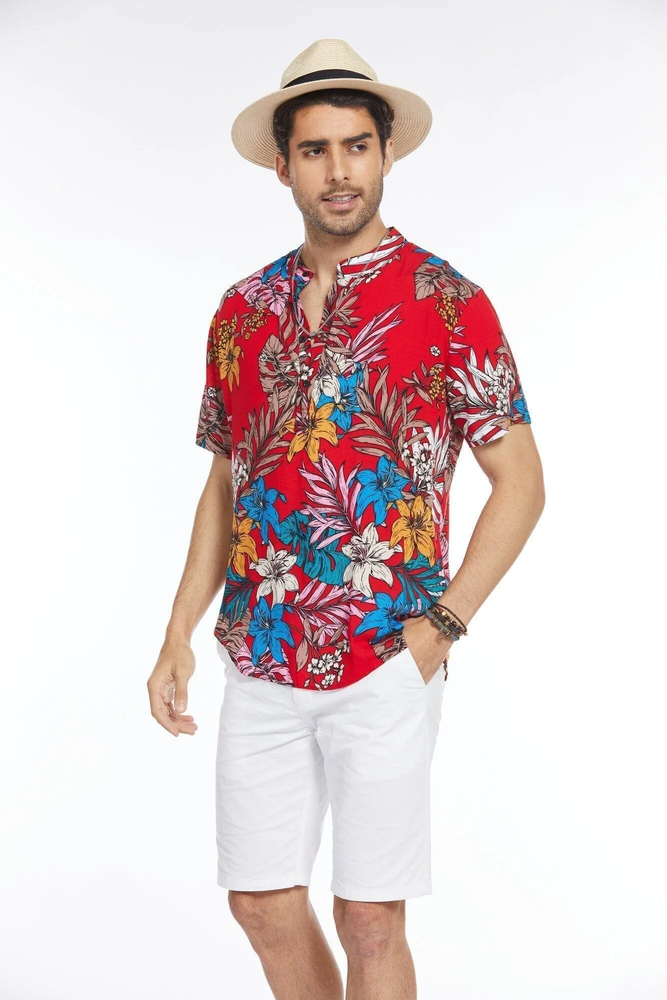 Floral Henley Shirt (US Only)