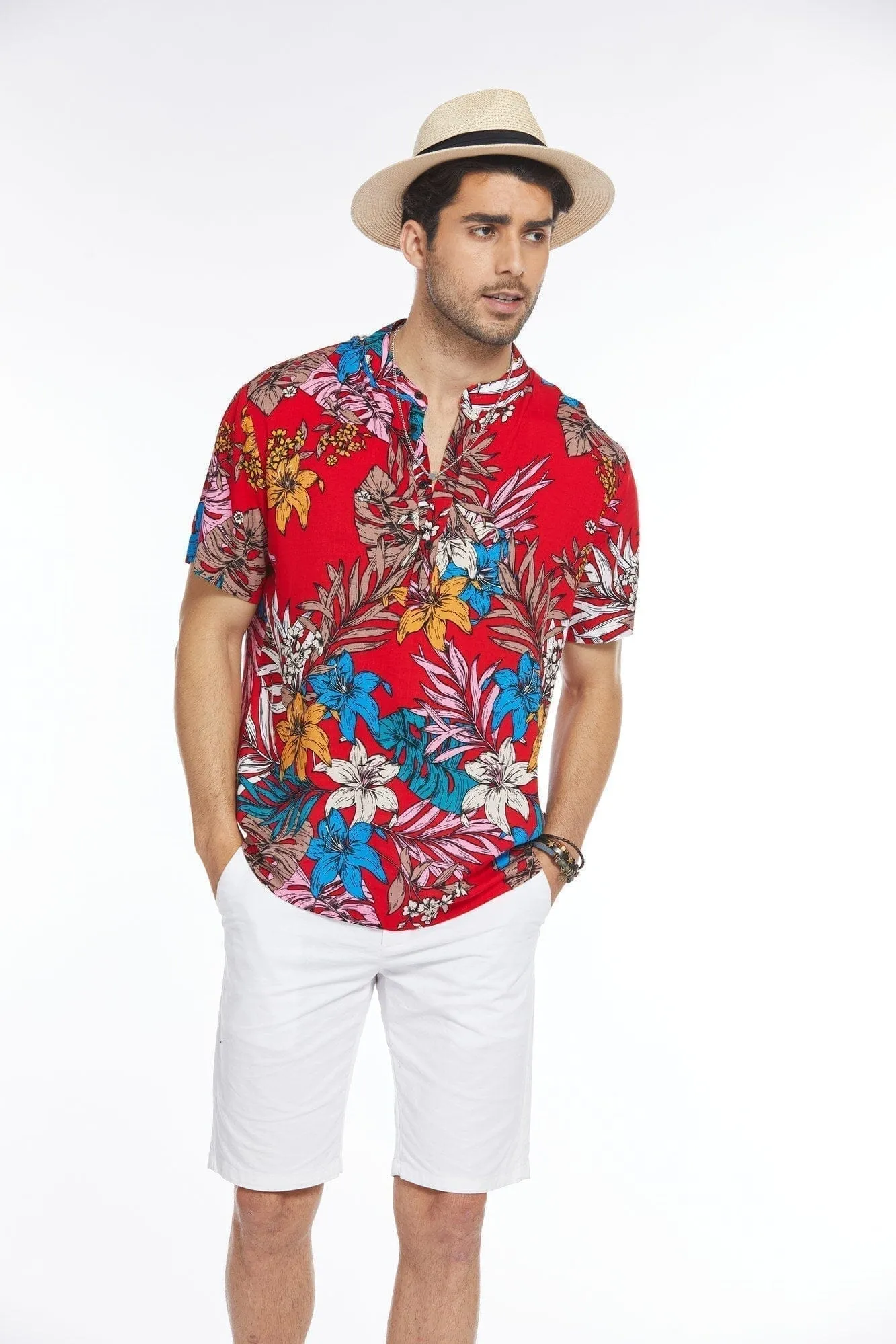 Floral Henley Shirt (US Only)