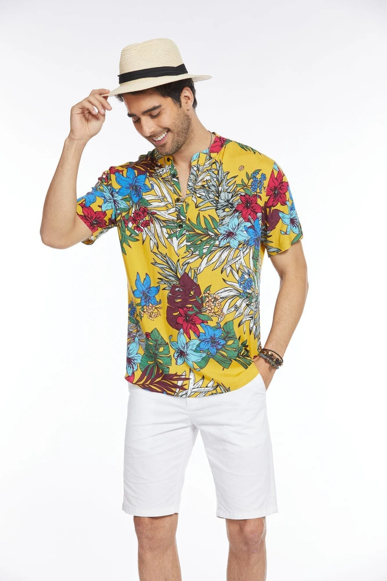 Floral Henley Shirt (US Only)