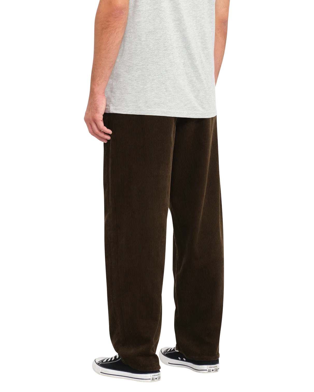 Freazy Loose Trousers in Dark Brown