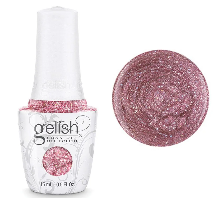 Gelish Professional Gel Polish June Bride - Holographic Pink Glitter - 15ML