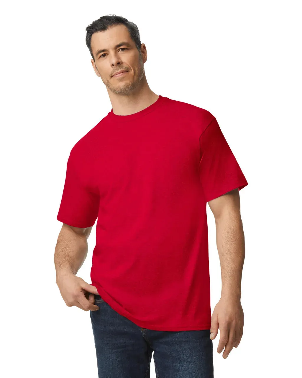 Gildan Customizable Heavy Cotton Tall T-Shirt - Premium Classic Fit Short Sleeve Tee